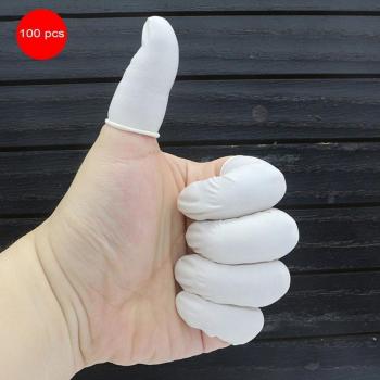 Gants de doigts étanches, 100 pièces, latex biologique