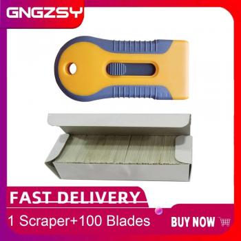 Professional Window Tinting Razor Tool with 100 Blades
