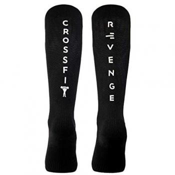 Calcetines crosstraining adulto espinilleras protection Kinesiotaping negro