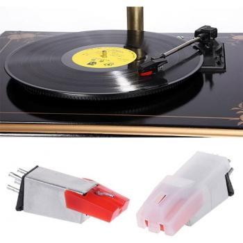 Phonograph with Ceramic Stylus and Cartridge