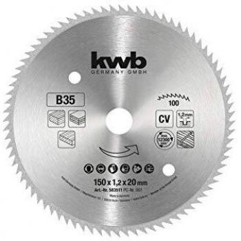 KWB 583511 Saw Blade, 150 × 20 mm (Solo Cut)