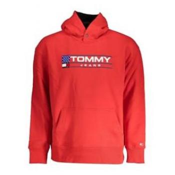Tommy Jeans Red Hoodie RLX Modern Sport Size S