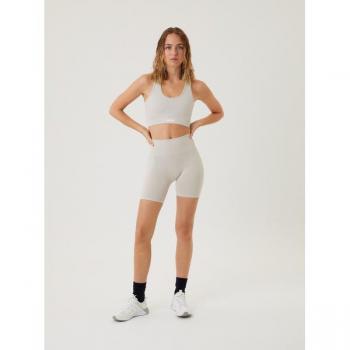 Björn Borg Sthlm Seamless Rib Shorts Beige