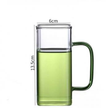 Taza de borosilicato para zumos