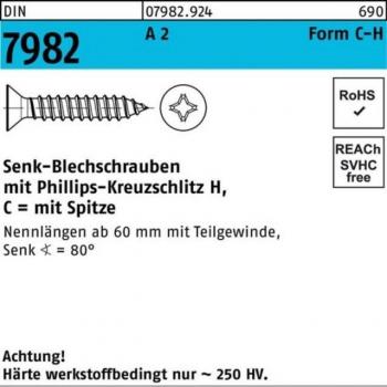 Nobrand Senkblechschraube 3,9 x 38 mm A2