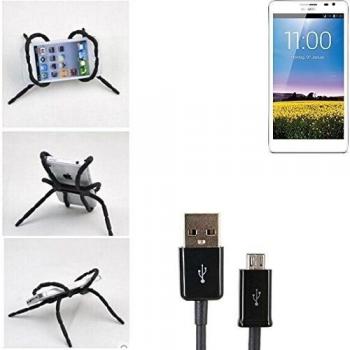 Soporte para coche y mesa para Huawei Ascend Mate, negro araña