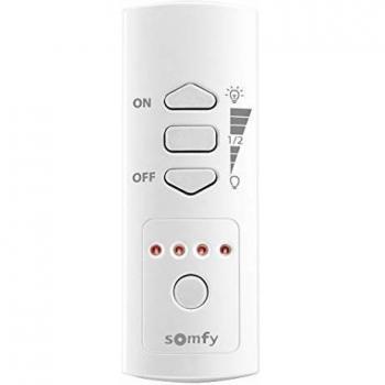 Somfy RTS 5‑Channel Home Socket Remote – White
