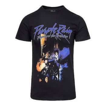 Adult Prince Purple Rain Top – S/Black Unisex