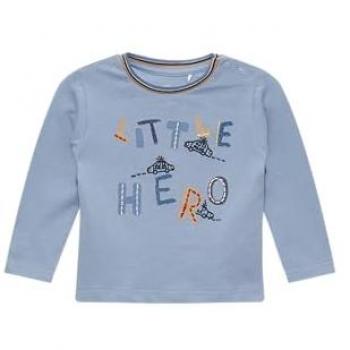 S.Oliver Langarmshirt mit Frontdruck und Applikationen