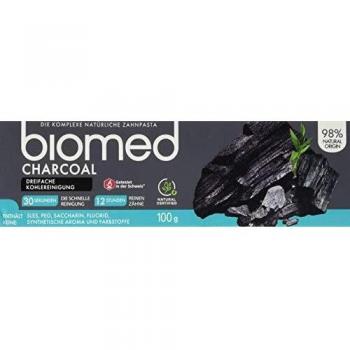 Biomed Charcoal Natural Toothpaste for Triple Whitening and Gum Care