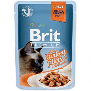 Ração para Gatos com Filés de Peru em Molho