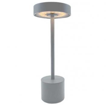 Lampe de table sans fil touch ROBY GREY design moderne
