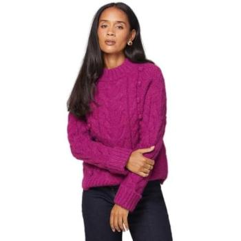Wallis Fuchsia Cable Knit Cardigan (Women’s XL)