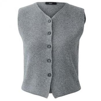 Damen Gilet Grau 40 OUİ