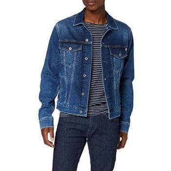 Pepe Jeans Veste Pinner PM400908, Denim Bleu