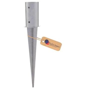 Support Poteau Enfoncé Ronde 81 × 600 mm – Douille de Clôture