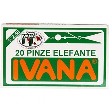 Confezione di 20 pinze a tema elefante di Ivana