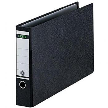 LEITZ A3 Quer-Aktenordner 77 mm – Schwarz, Hartpappe