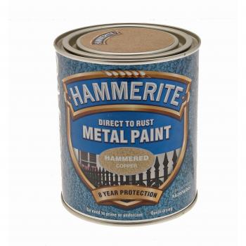 Hammerite Hammered Finish Metal Paint Copper 750ml