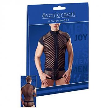 Svenjoyment Herren Sexy Body schwarz – Unterwäsche Netzstoff Powernet Männer