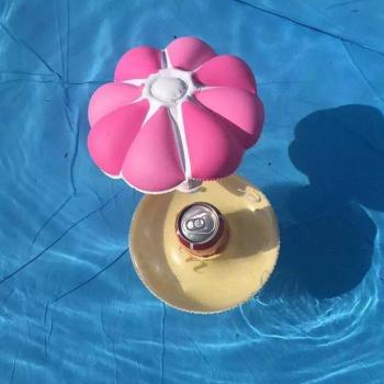 Flotador de Bebidas para Playa y Piscina