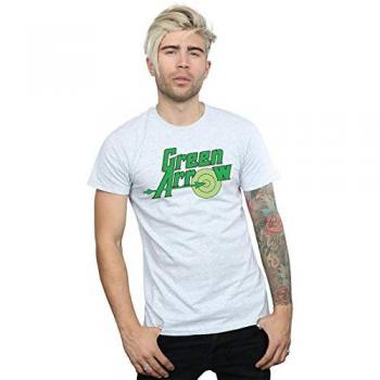 Men's Green Arrow Cotton Shirt – Grey (BI740)