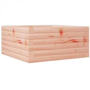 Maceta de Jardinería con Base Superior en Madera Douglas – 50x50x23 cm