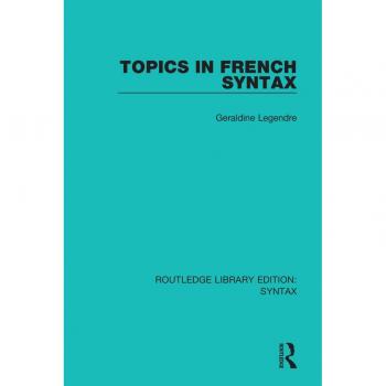 Vitalsource Technologies, Inc. Topics In French Syntax