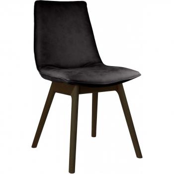 Ramon 4‑Fuß-Stuhl von Andas – 2‑er‑Set – Microfaser, massivholztechnisch