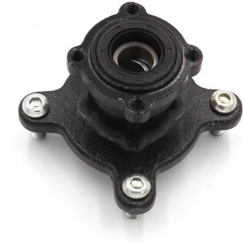 Placa de Brida para Go Kart ATV Quad Bike, Negra, 4 Agujeros, 15mm y 17mm, 1 Unidad