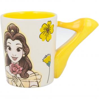 Taza de cerámica zapato 3D La Bella y la Bestia