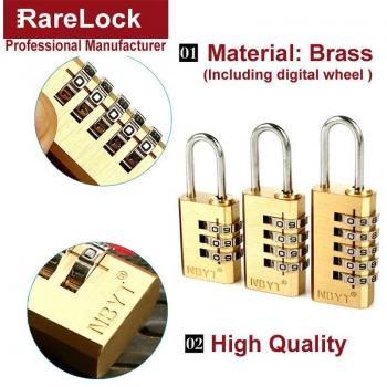 Serrure à code Rarelock pour jeux