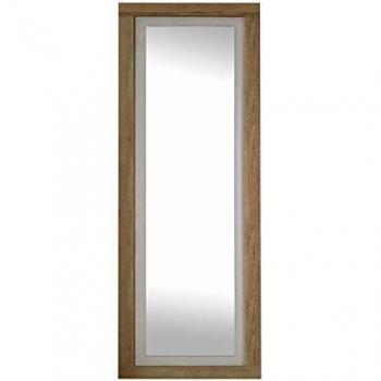 Espejo de Pared Blanco y Grafito