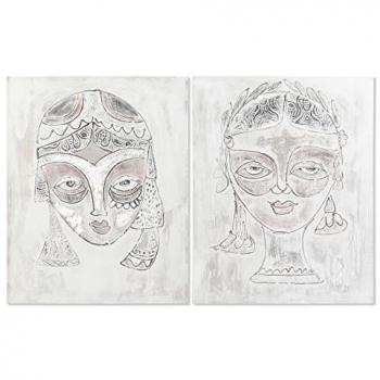 Quadro Viso Coloniale 80 x 3,7 x 100 cm DKD Home Decor (2 un.)