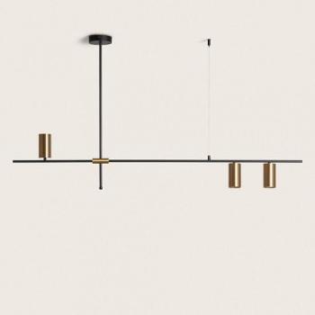TechBrey Suspension Linéaire Métal Auzoa Doré