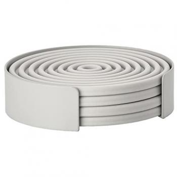 Zone Denmark Warm Grey Silicone Coasters (Set of 4)