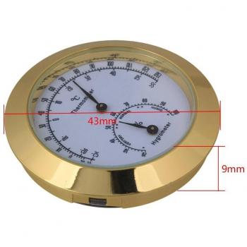 Zilveren Violine Hygrometer