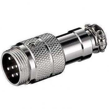 Mikrofonstecker 6-polig für Kabel