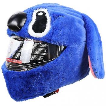 Housse de casque moto peluche
