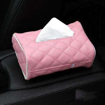 Hängender Aufbewahrungskasten aus PU-Leder für Autos