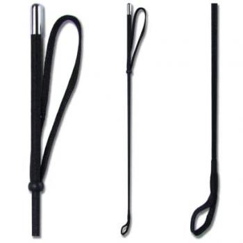 Waldhausen 75 cm Metalcap Riding Whip – Black