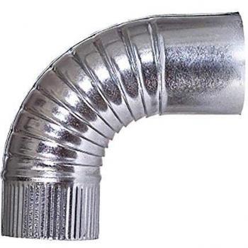 Codo galvanizado 200mm espesor 0,5mm