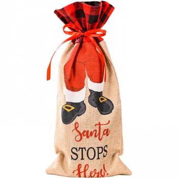 Couvercles de bouteilles de vin de Noël
