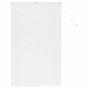 Store de fenêtre à rideaux manuels, aluminium blanc – vidaXL