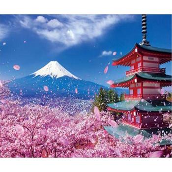 Peinture décorative 5D Mont Fuji