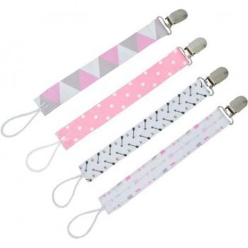 4 Pcs Teething Toy Clip Holder