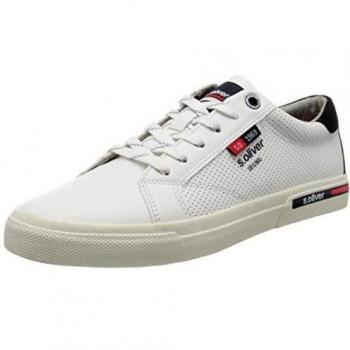 S.Oliver Herren Sneaker 5-5-13630-24, Farbe: Weiß