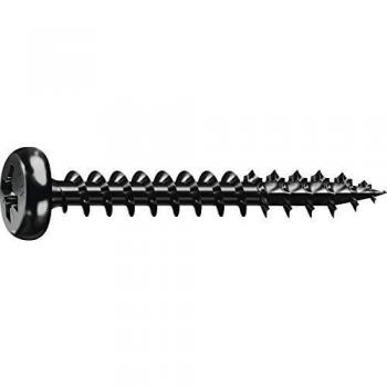 Tornillo galvanizado negro 3.5 X 16 Pozidriv 2