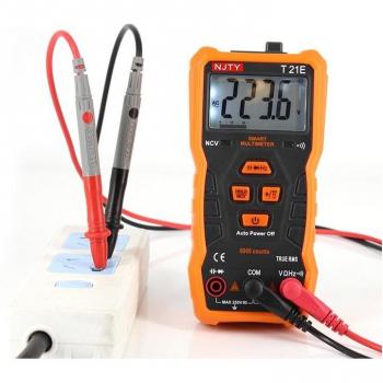 6000 Counts Auto-Ranging Digital Multimeter with NCV True RMS AC/DC and Indicator Light