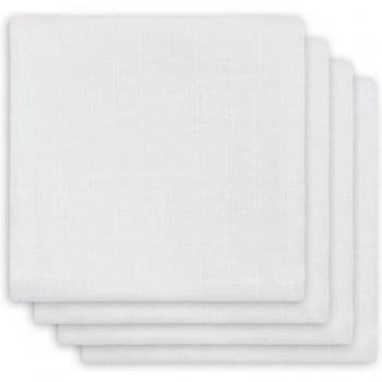 Multidoek Set van 4 Jollein Bamboe 70x70 cm Wit